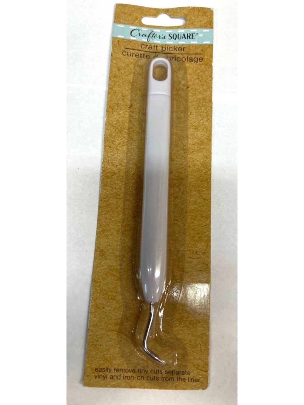 Craft Picker WHITE Crafter's Square Easily Remove Tiny Cuts From The Liner 7"
